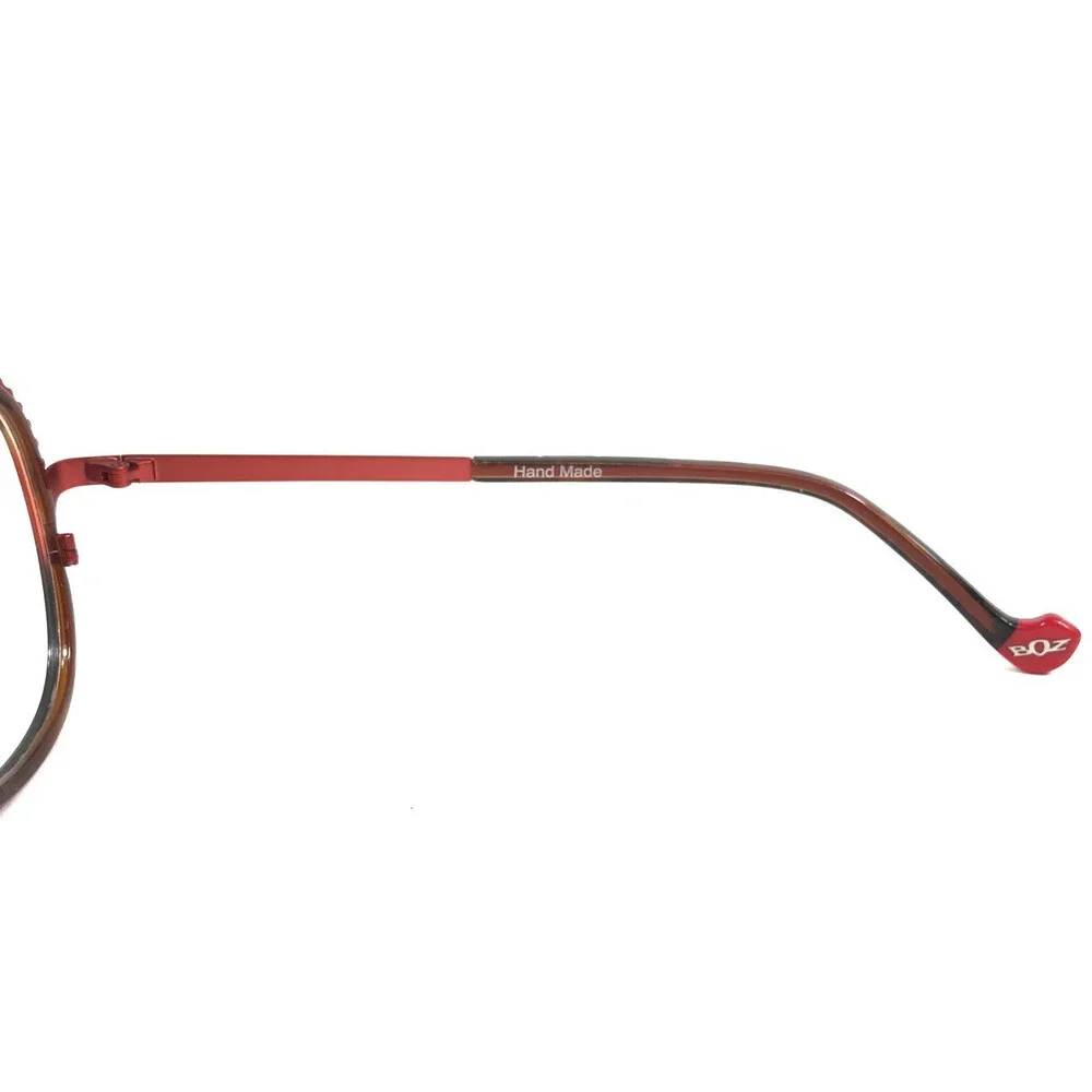 J. F. Rey Eyeglasses Frames JF2876 0060 Black Orange Brown Cat Eye 49-22-144